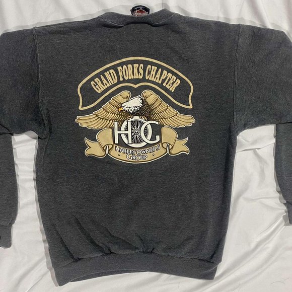 Medium, grey, Harley Davidson sweater - Picture 1 of 4